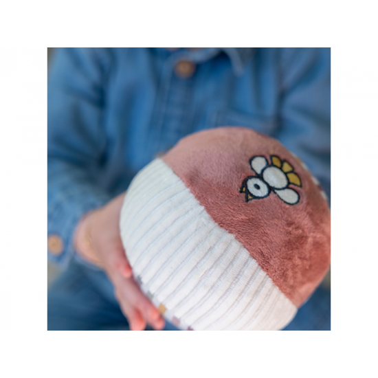Míček textilní králíček Miffy Fluffy Pink