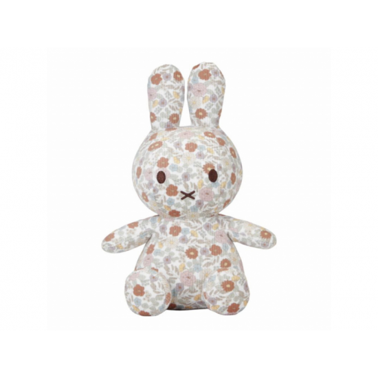 Králiček Miffy textílny Vintage Kvety 35 cm